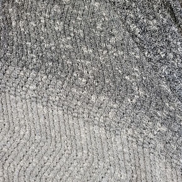 Simply Vera Vera Wang Black Ombre Waterfall Boucle Cardigan - Picture 12 of 15